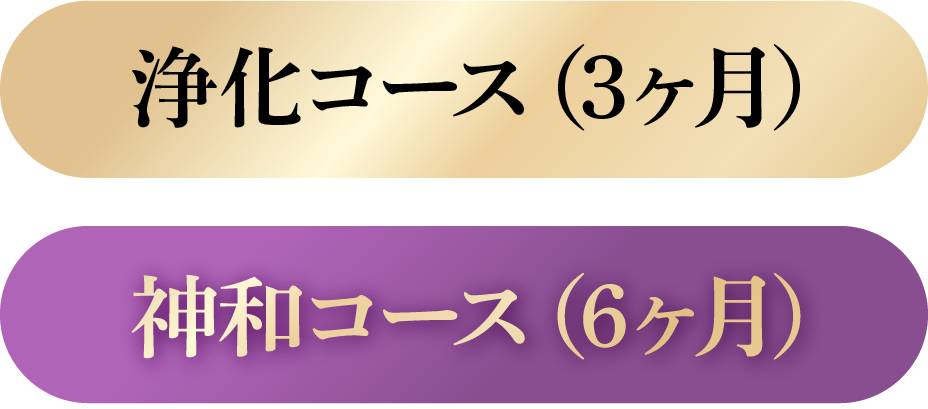 浄化コース 神和コース