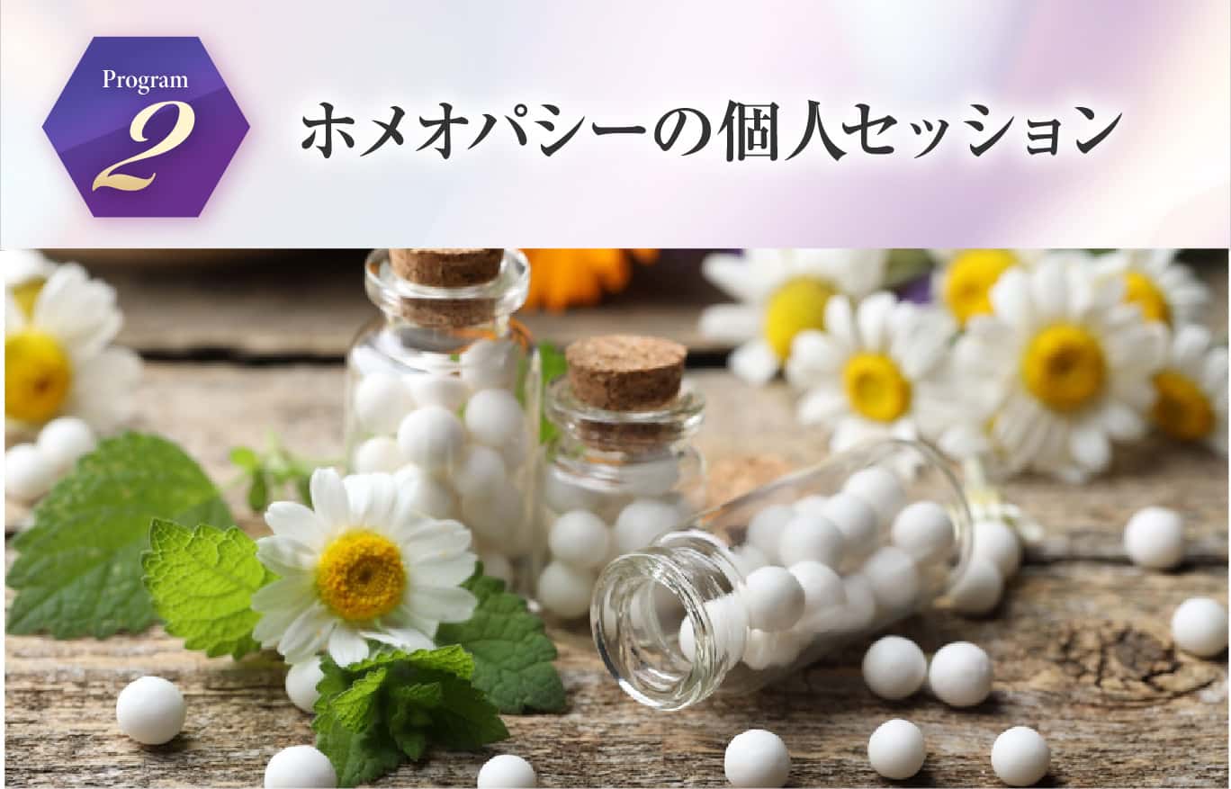 ホメオパシーの個人セッション